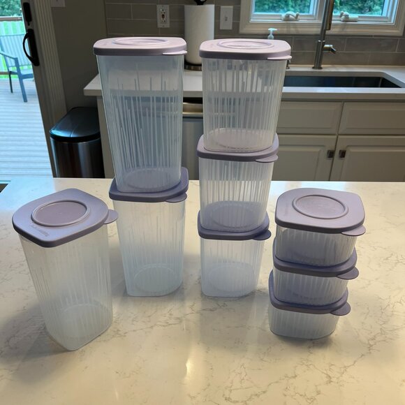 New Never Used Tupperware Fresh 'N Cool Containers Set - Picture 7 of 14